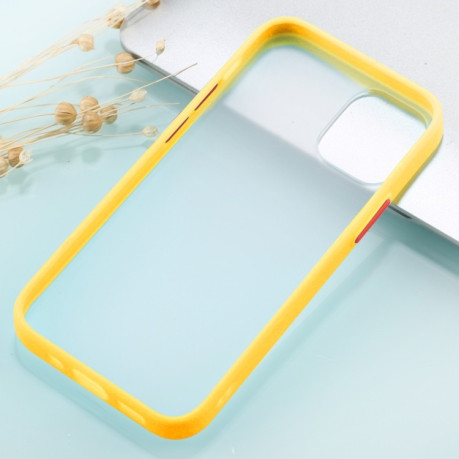 Протиударний чохол Skin Feel Series на iPhone 12 Mini - жовтий