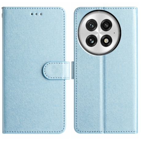 Чехол-книжка Silk Texture Horizontal Flip Leather для OnePlus 13 - голубой