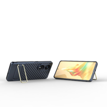 Протиударний чохол Wavy Textured для OPPO Reno8 T 5G - синій