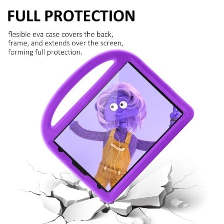 Противоударный чехол Sparrow Style  EVA Children's на iPad Pro 11 (2021/2020)/Air 10.9 2020/Pro 11 2018- фиолетовый