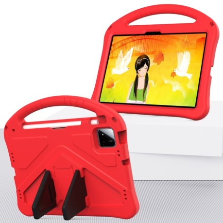 Противоударный чехол EVA Flat Anti Falling для Xiaomi Pad 7 Pro - красный