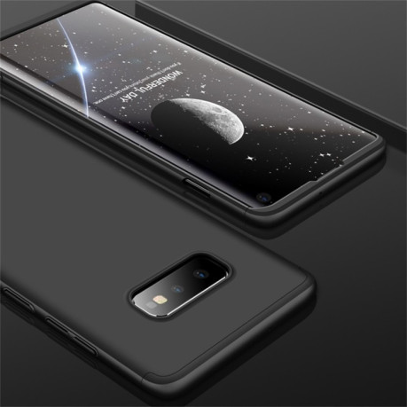 Протиударний чохол GKK Three Stage Splicing Full Coverage на Samsung Galaxy S10 E-чорний