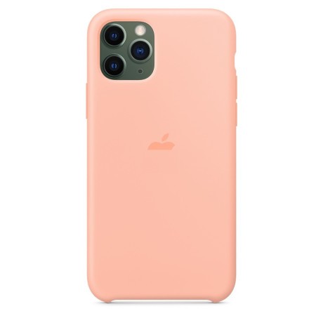 Силиконовый чехол Silicone Case Grapefruit на iPhone 11 Pro Max-премиальное качество