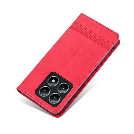 Чохол-книжка AZNS Magnetic Calf на Xiaomi 14T Pro - червоний