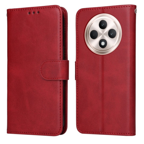 Чехол-книжка Stitching Calf Texture для OPPO Reno12 F/12 FS 4G - красный