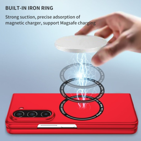 Противоударный чехол Magsafe Magnetic Folding для Samsung Galaxy Fold 5 - красный