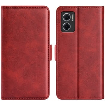 Чехол-книжка с двусторонней магнитной застёжкой на Xiaomi Redmi Note 11E/Redme 10 5G - красный