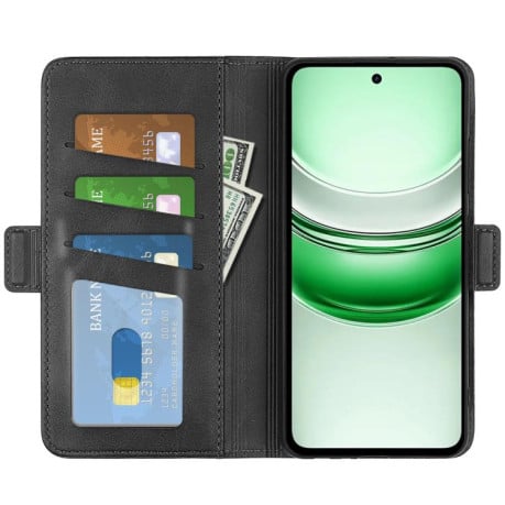 Чохол-книжка з двосторонньою магнітною застібкою на Realme C71 4G - чорний
