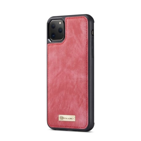 Шкіряний чохол-гаманець CaseMe-008 на iPhone 11 Pro -червоний