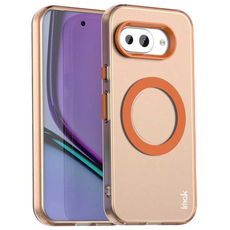 Протиударний чохол IMAK Candy Series Shockproof MagSafe для Google Pixel 9a - помаранчевий