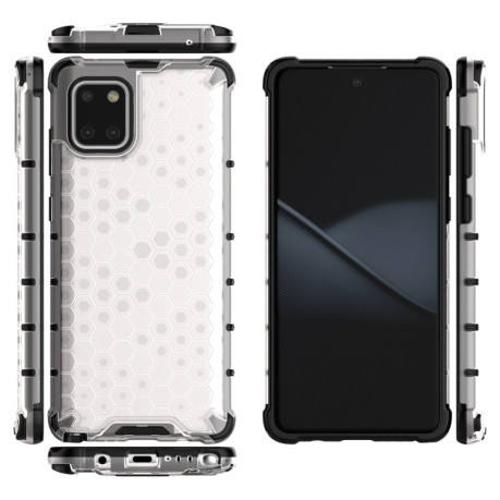 Противоударный чехол Honeycomb на Samsung Galaxy Note 10 Lite -белый
