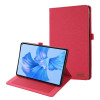 Чохол-книжка Fabric Leather для Xiaomi Pad SE 8.7 4G - червоний