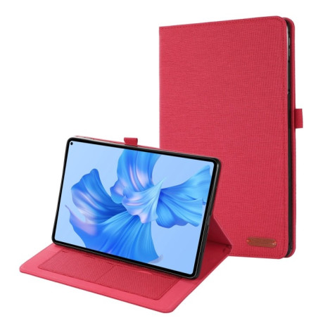 Чохол-книжка Fabric Leather для Xiaomi Pad SE 8.7 4G - червоний