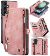 Чехол-кошелек CaseMe 008 Series Zipper Style на Samsung Galaxy S23 FE - розовый