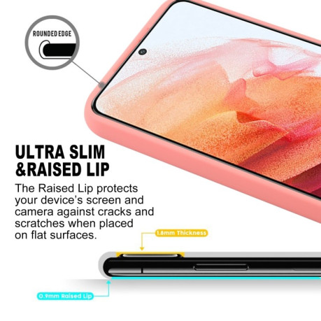 Противоударный чехол GOOSPERY SOFT FEELING для Samsung Galaxy S22 5G - розовый