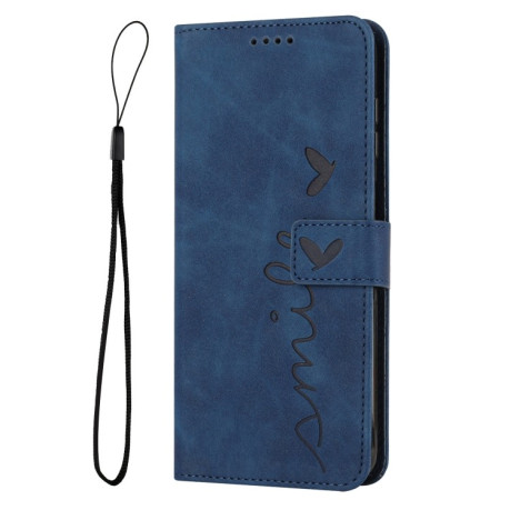 Чохол-книжка Skin Feel Heart Amile для Realme 11 Pro 5G - синій