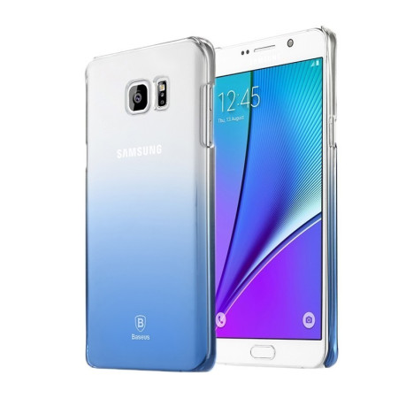 Прозрачный Чехол Baseus Gradient Blue для Samsung Galaxy Note 5