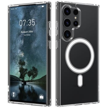 Протиударний чохол Acrylic Magsafe для Samsung Galaxy S25 Ultra 5G - прозорий
