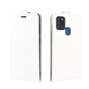 Флип- чехол R64 Texture Single на Samsung Galaxy A21S - белый