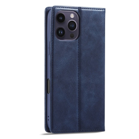 Чехол-книжка LCIMEEKE RFID для iPhone 16 Pro Max - синий