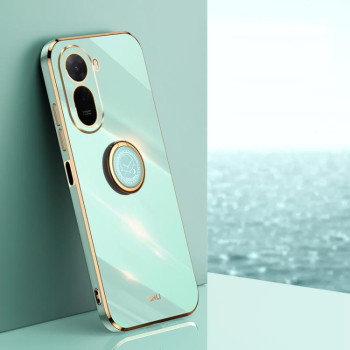 Чехол XINLI Straight Edge с держаталем-подставкой на Xiaomi Redmi A7 Pro 4G/5G 171mm — мятный