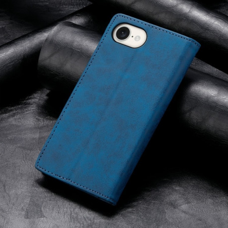 Чохол-книжка Business Solid Color Magnetic RFID Leather для iPhone 16e - синій