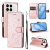 Чехол-книжка Cat Embossing Pattern для Xiaomi Redmi K90/Poco F8 Pro — розовое золото
