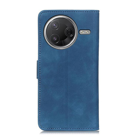 Чехол-книжка KHAZNEH Cowhide Texture на Xiaomi Poco F7 Pro / F7 Ultra - синий