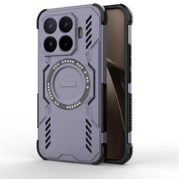 Протиударний чохол Butterfly Armor з MagSafe на Xiaomi 17T Pro 5G Global — фіолетовий