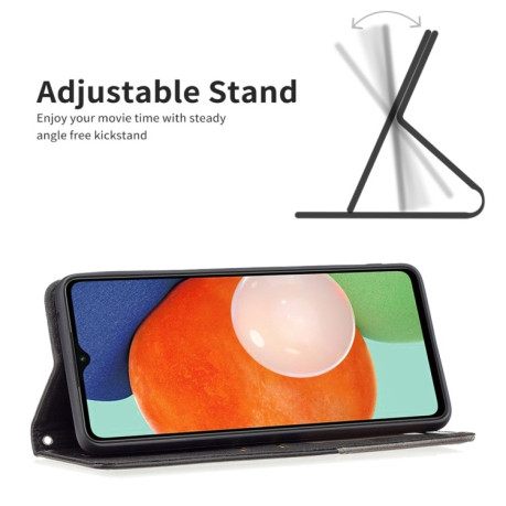 Чохол-книга Rhombus Texture для Samsung Galaxy A13 4G - чорний