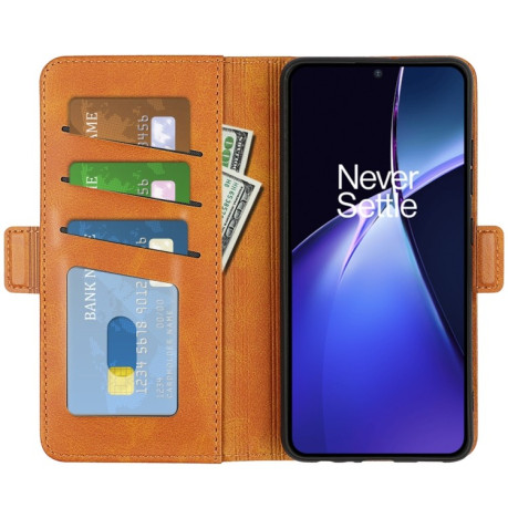 Чохол-книжка Dual-side Magnetic Buckle для OnePlus Nord CE4 Lite 5G - жовтий