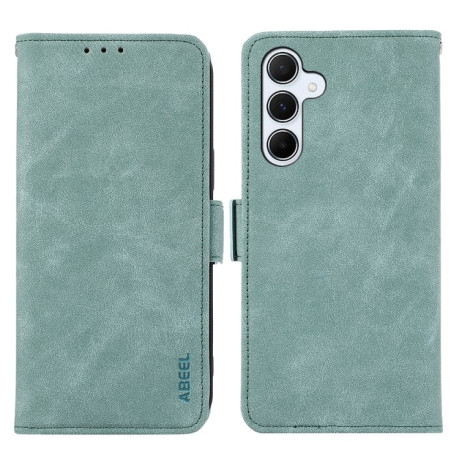 Чохол-книжка ABEEL Color Block Magnetic RFID Leather  для Samsung Galaxy A56 5G - зелений