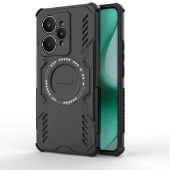 Противоударный чехол Armor Magnetic Ring на Realme 15 5G Global — чёрный