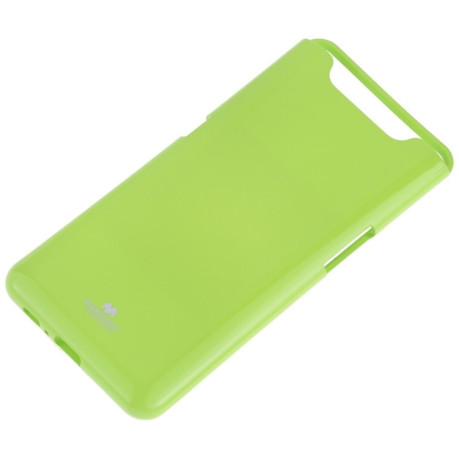 Силиконовый ударозащитный чехол MERCURY GOOSPERY JELLY на Samsung Galaxy A80 -зеленый