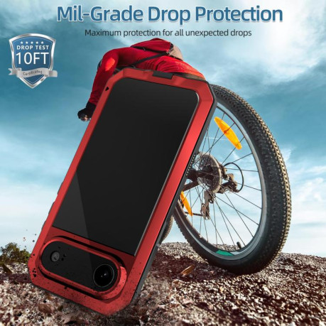 Протиударний чохол Shockproof IP54 Life Waterproof для iPhone Air - червоний