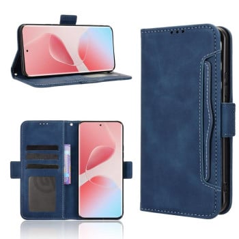 Чехол-книжка Skin Feel с мягкой фактурой Calf на Infinix Hot 60 Pro 4G - синий