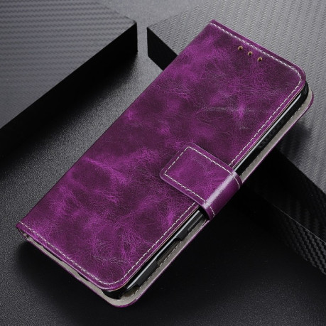 Чохол-книжка Magnetic Retro Crazy Horse Texture для Samsung Galaxy A16 5G - фіолетовий