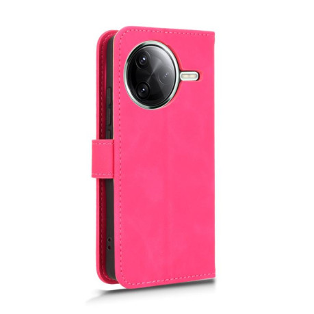 Чехол-книжка Retro Skin Feel Business Magnetic на Xiaomi Poco F7 Pro / F7 Ultra - пурпурно-красный