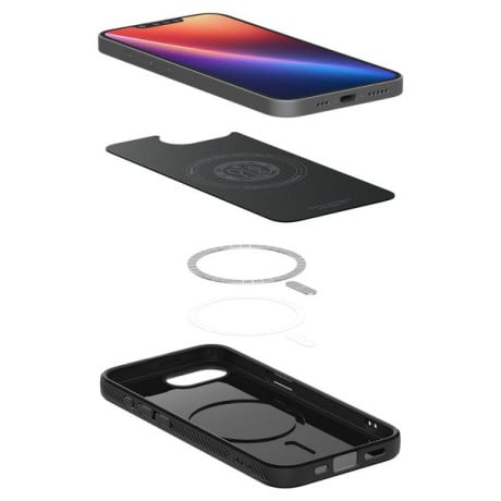 Оригинальный чехол Spigen Liquid Air для iPhone 16e - Matte Black