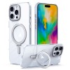 Чехол MagSafe Airbag Shockproof Frostedдля iPhone 16 Pro Max - серебристый