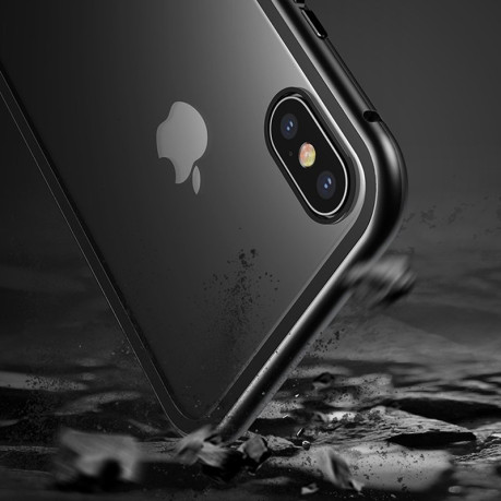 Двусторонний магнитный чехол Wozinsky на iPhone 11 - черный