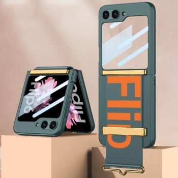 Протиударний чохол GKK Wristband для Samsung Galaxy Flip 6/Flip 7 FE 5G - зелений