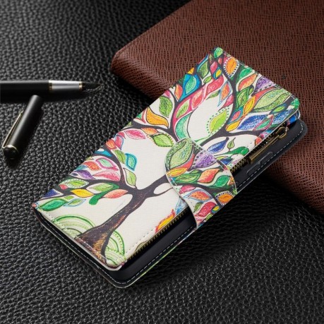 Чехол-кошелек Colored Drawing Series на Samsung Galaxy A52/A52s - Tree