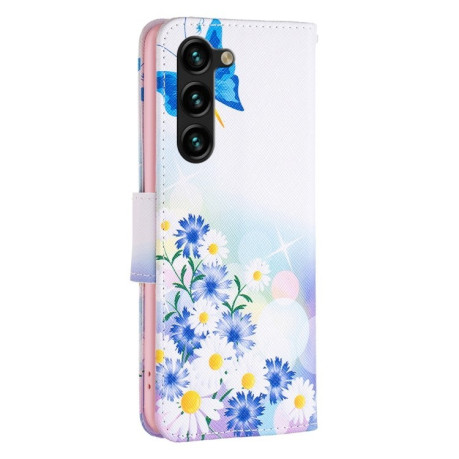 Чехол-книжка Colored Drawing Pattern для Samsung Galaxy S25+ 5G - Love