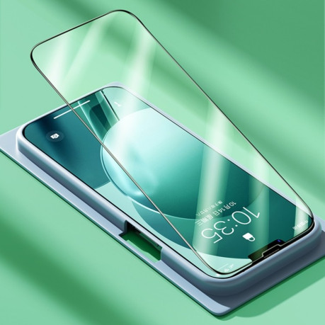 Защитное стекло Benks V Pro Green Anti-Blue Light для iPhone 13 Pro Max - прозрачное с зеленым оттенком