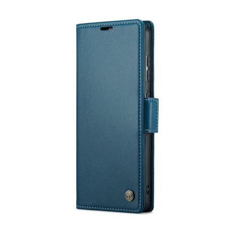 Чехол-книжка CaseMe 023 Butterfly Buckle Litchi Texture RFID Anti-theft Leather для Samsung Galaxy A35 5G - синий