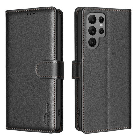 Чохол-книжка RFID Anti-theft Leather для Samsung Galaxy S25 Ultra 5G - чорний