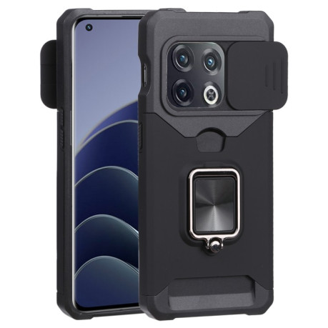 Протиударний чохол Sliding Camera Design для OnePlus 10 Pro - чорний
