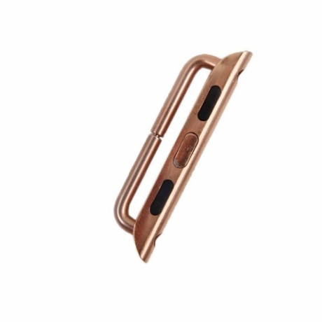 Комплект Металлические коннекторы Розовое Золото для Apple Watch 38 mm