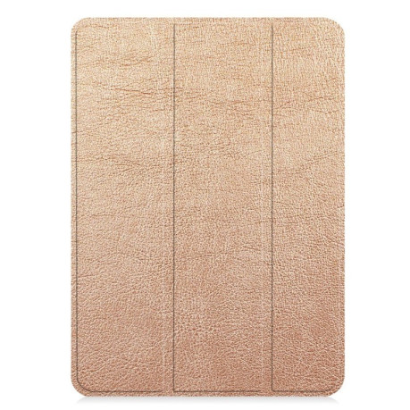 Чехол-книжка Custer Texture на iPad Pro 12.9 inch 2018-розовое золото
